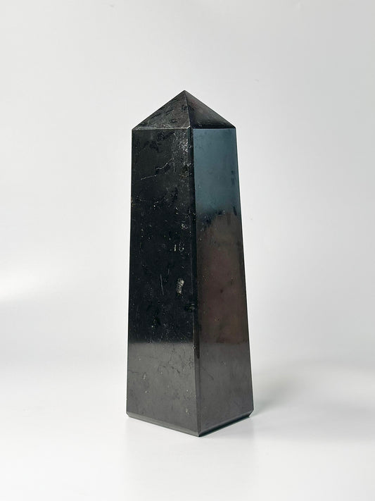 Four Facet Black Tourmaline Tower – 1.7 Kg - Strength, Stability & Refined Style