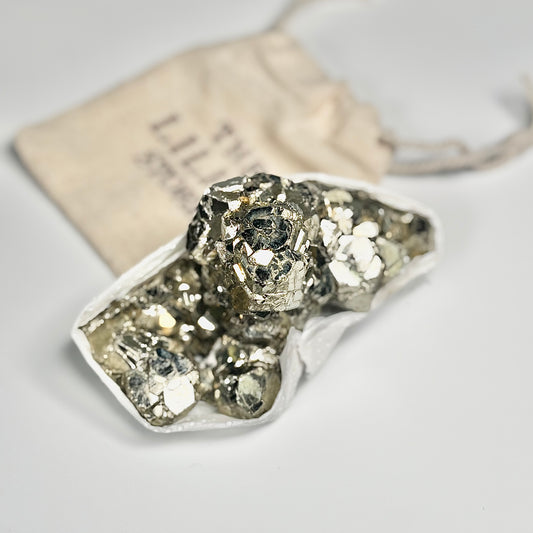 Peruvian Pyrite Cluster – 284g -Golden Brilliance & Striking Presence