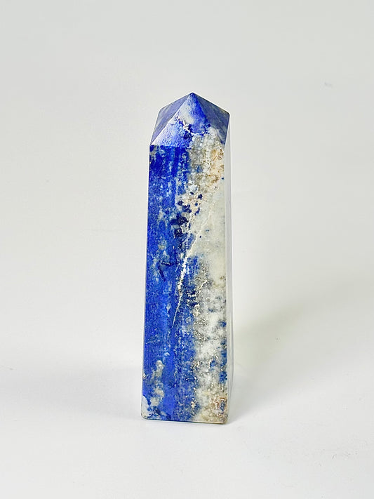 Four Facet Lapis Lazuli Tower – 200g - Truth, Wisdom & Inner Power