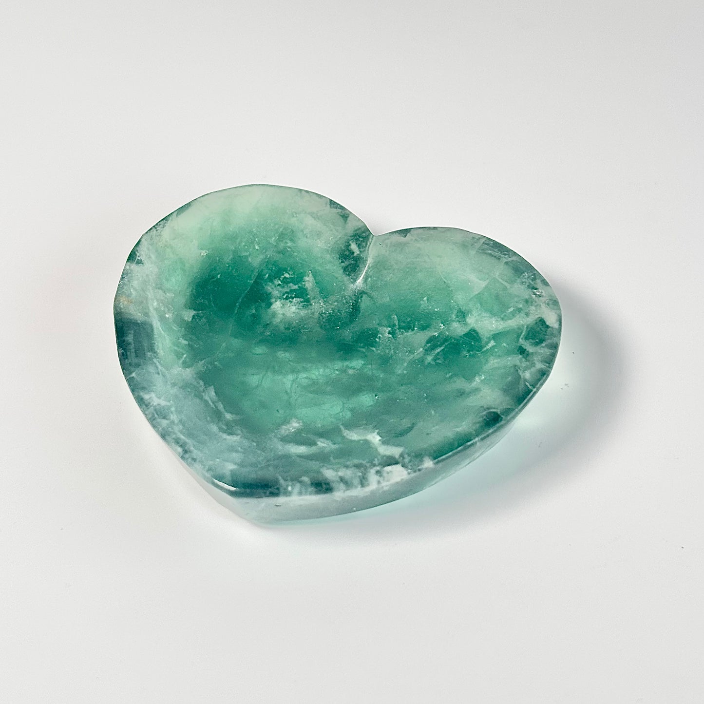 This Green Fluorite Heart Bowl