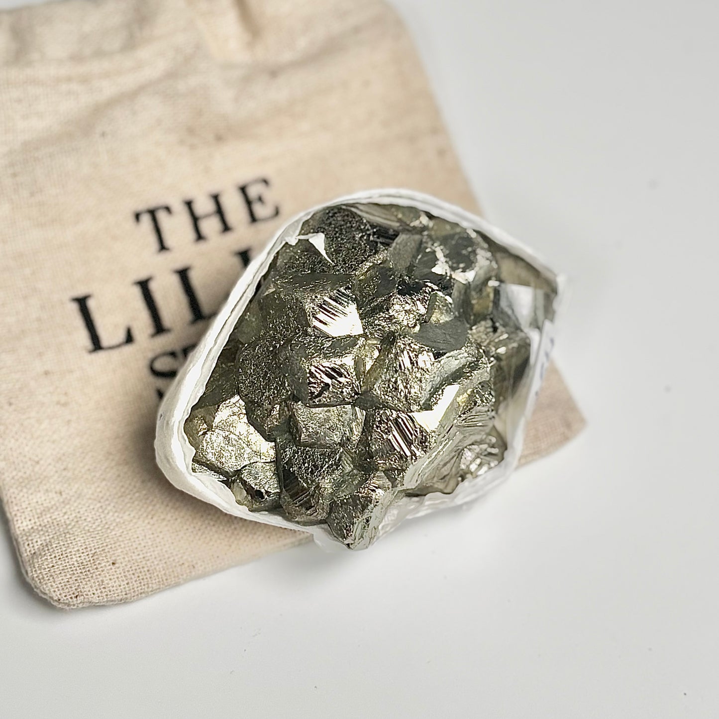 Peruvian Pyrite Cluster – 154g - Golden Brilliance & Striking Presence