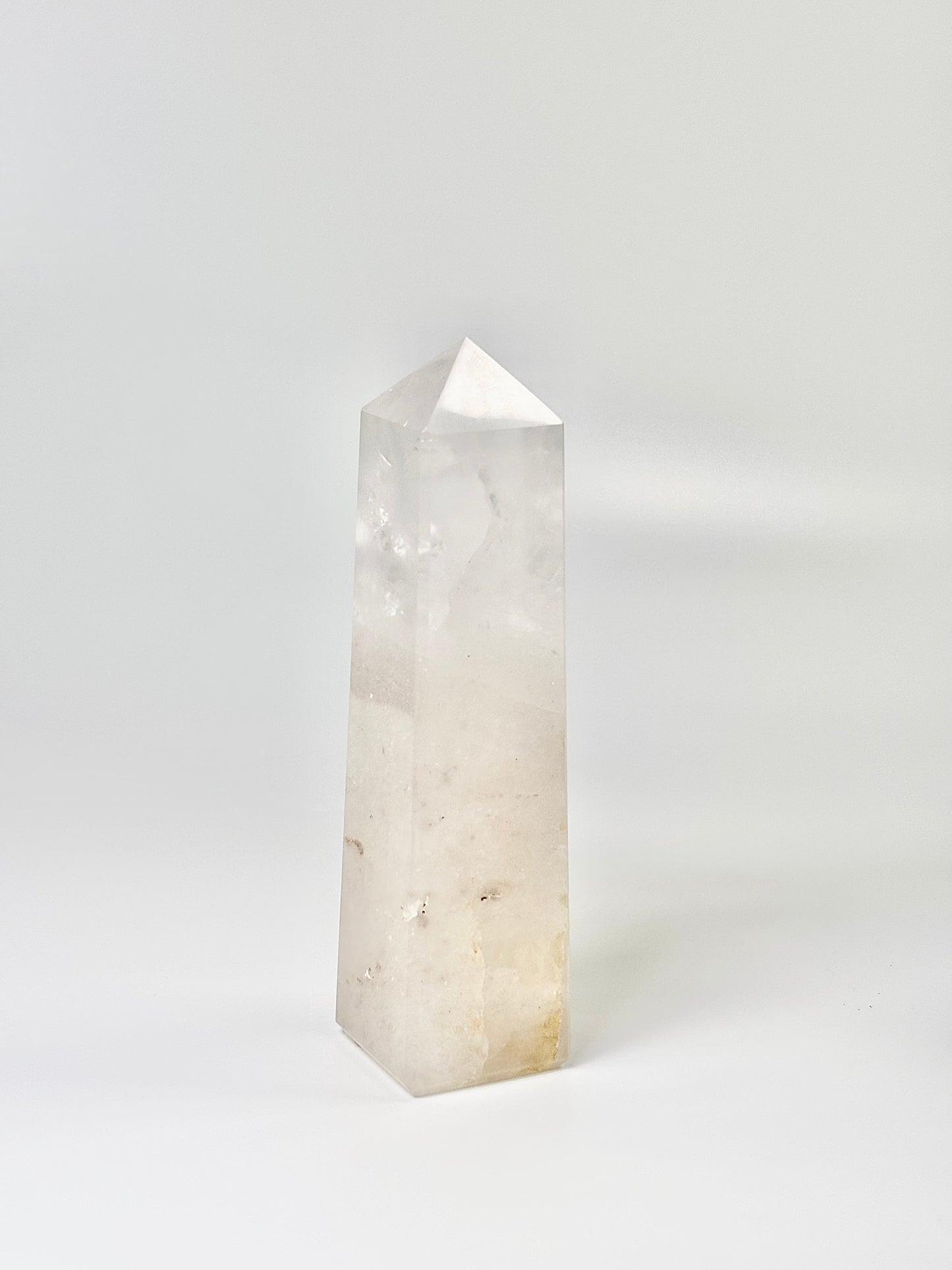 Four Facet Clear Quartz Tower – 440g - Amplify, Align & Awaken