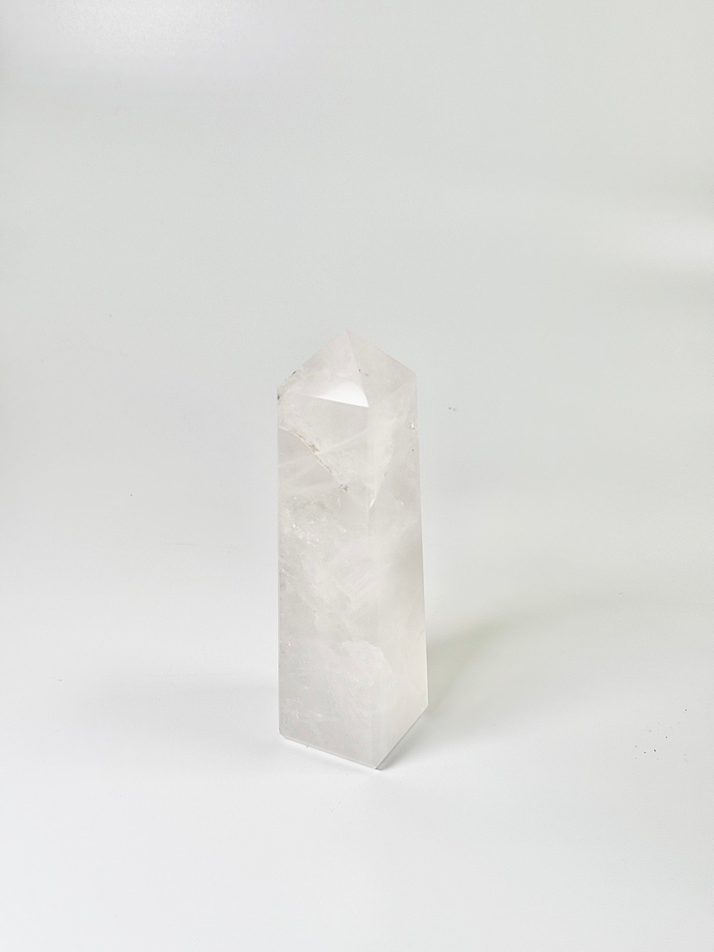 Four Facet Clear Quartz Tower – 390g - Amplify, Align & Awaken