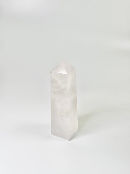 Four Facet Clear Quartz Tower – 390g - Amplify, Align & Awaken