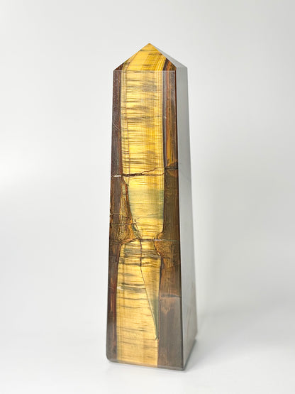 Four Facet Tiger’s Eye Tower – 1.8 kg - Focus, Confidence & Style