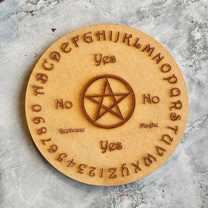 Pendulum Round Board | Altar Tile | Spirit Board