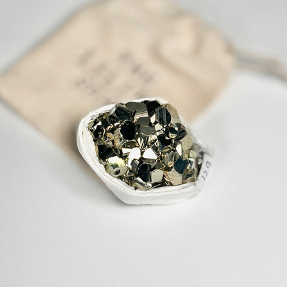 Peruvian Pyrite Cluster – 129g -Golden Brilliance & Striking Presence