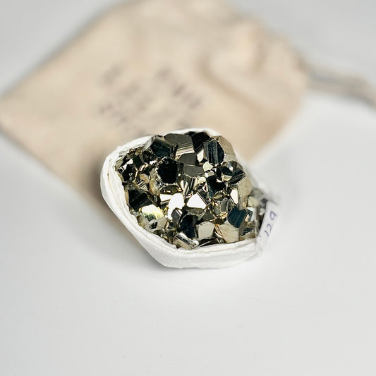 Peruvian Pyrite Cluster – 129g -Golden Brilliance & Striking Presence