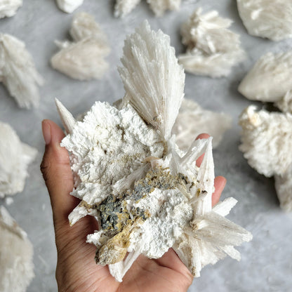 Scolecite cluster - 391 Gm | Inner Peace & Spiritual Transformation