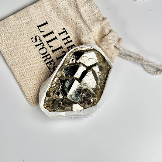 Peruvian Pyrite Cluster – 180g -Golden Brilliance & Striking Presence