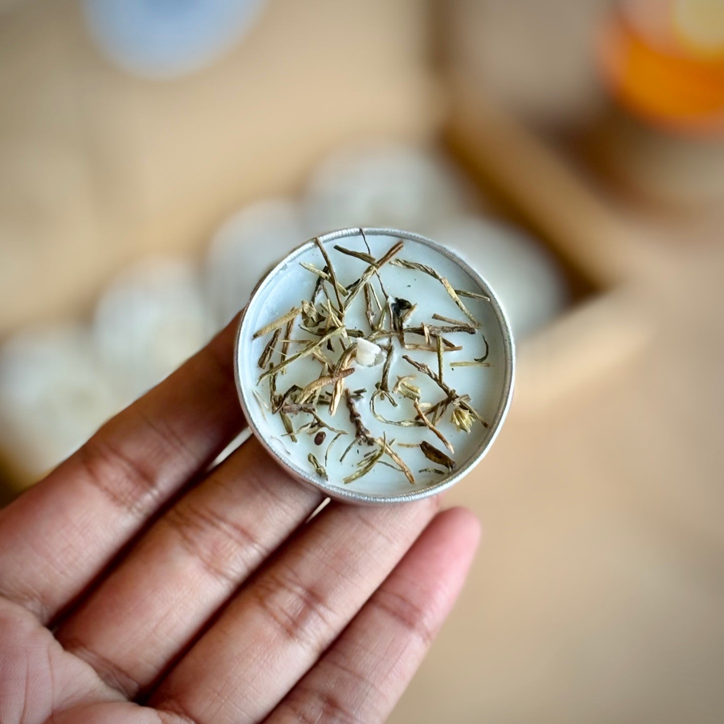 Rosemary Infused Soy Wax Tealight Candles – Unscented