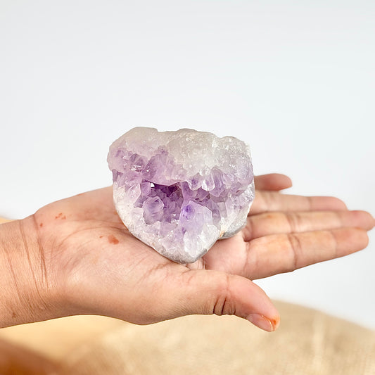 Amethyst Cluster - 200 Gm | Helps activating Third Eye & Psychic abilities