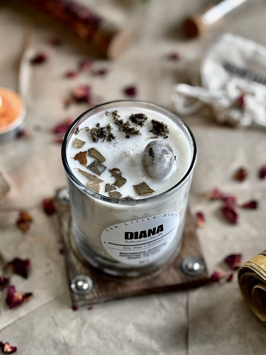 Diana Altar Candle – 200 g Soy Wax Jar Candle for Ritual & Devotion
