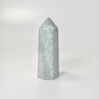 Eight Facet Ruby in Kyanite Tower – 560g -Distinctive Colour & Balanced Form