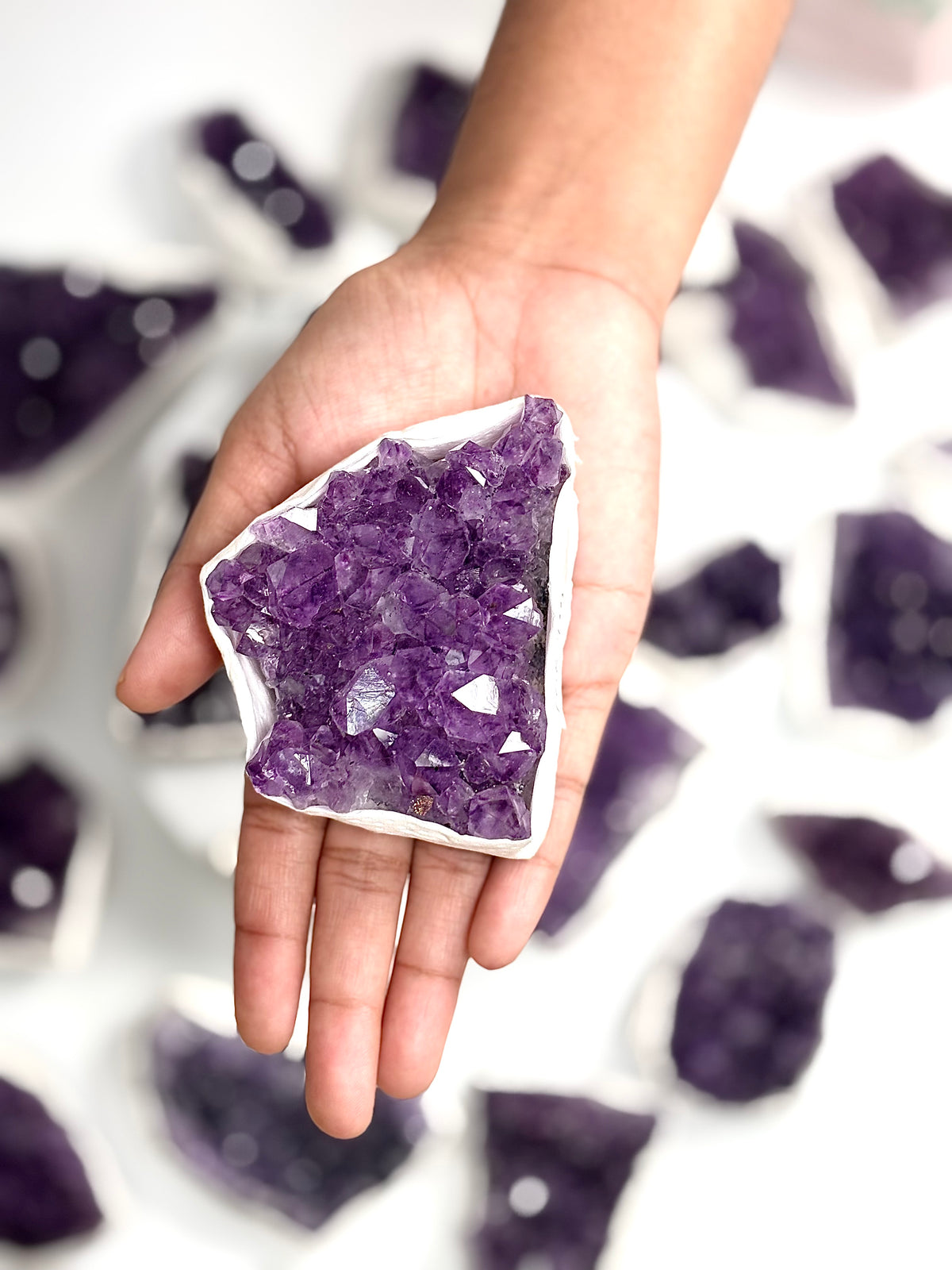 Natural Brazilian Amethyst Cluster