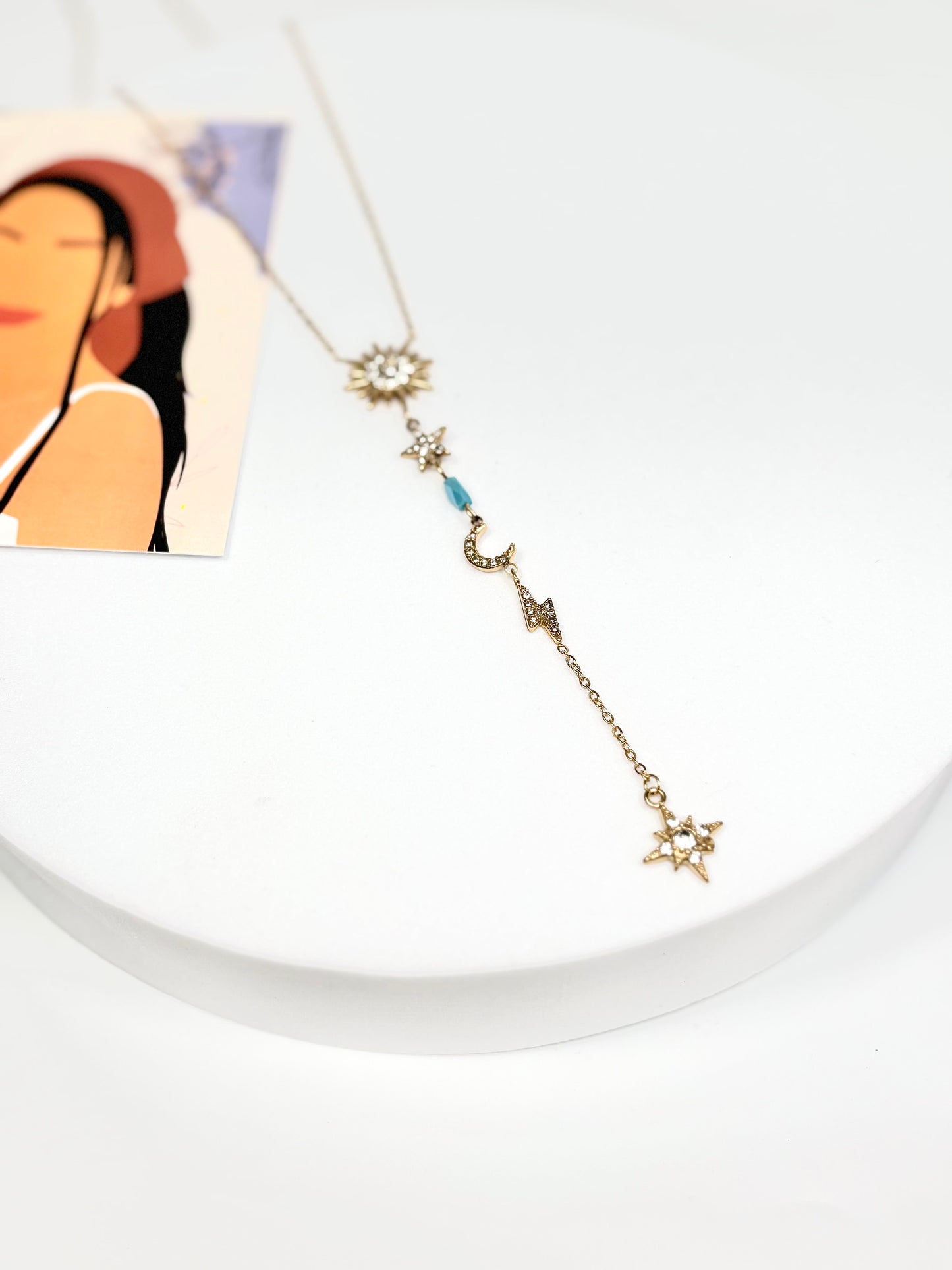 Celestial Lariat Necklace