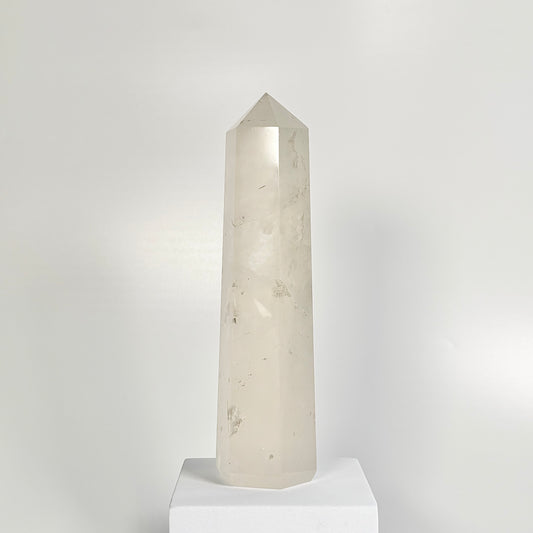 Clear Quartz Six-Facet Tower – 837g - Amplify Energy • Clarity of Mind • Spiritual Alignment