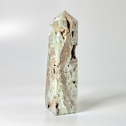 Blue Aragonite Four-Facet Tower 780 Gm – Calming Energy & Emotional Healing
