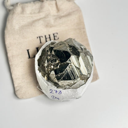 Peruvian Pyrite Cluster – 273g - Golden Brilliance & Striking Presence