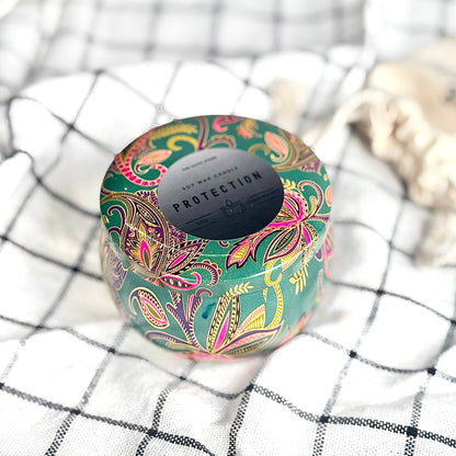 Protection Tin Container Soy Intention Candle - 100 g