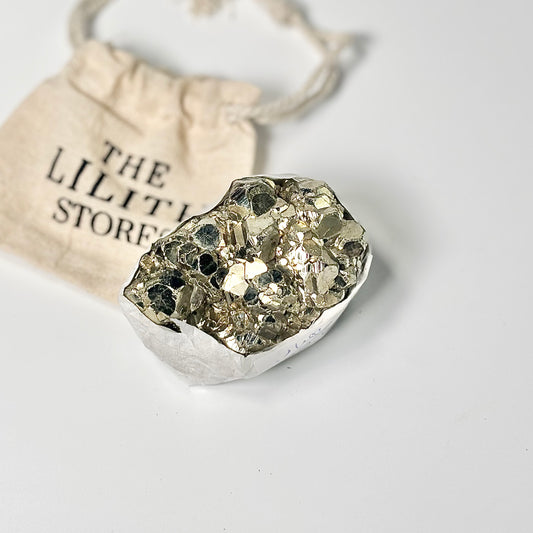Peruvian Pyrite Cluster – 200g -Golden Brilliance & Striking Presence