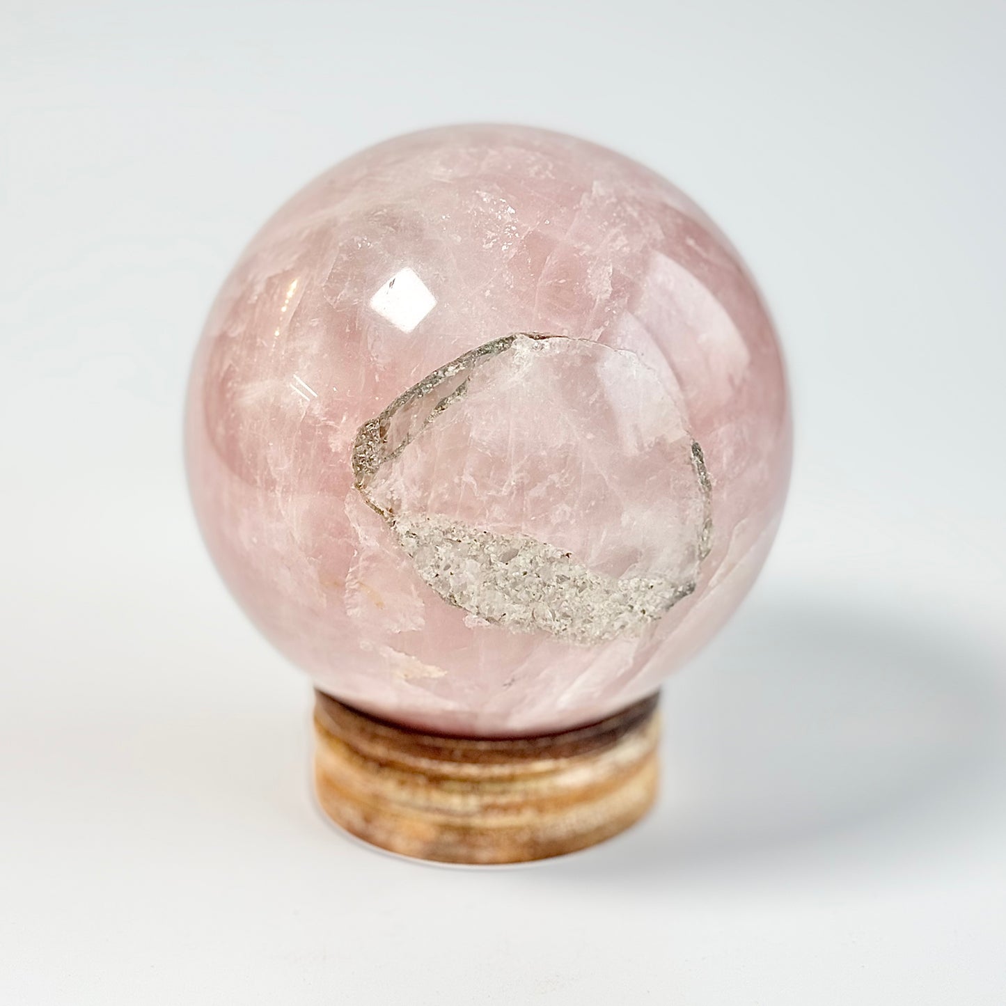 Rose Quartz XL Sphere - 1.8 Kg | Stone of Love & Self Love