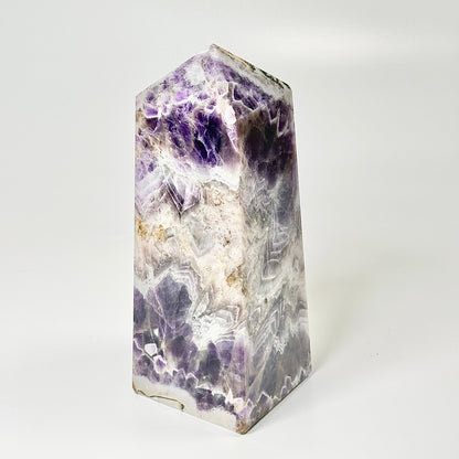 Four Facet Chevron Amethyst Tower – 1150g - Amplified Intuition & Focused Healing