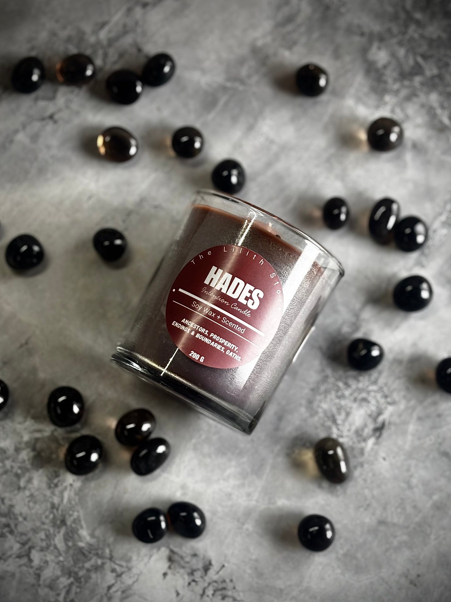 Hades Altar Candle – 200 g Soy Wax Jar Candle for Ritual & Devotion