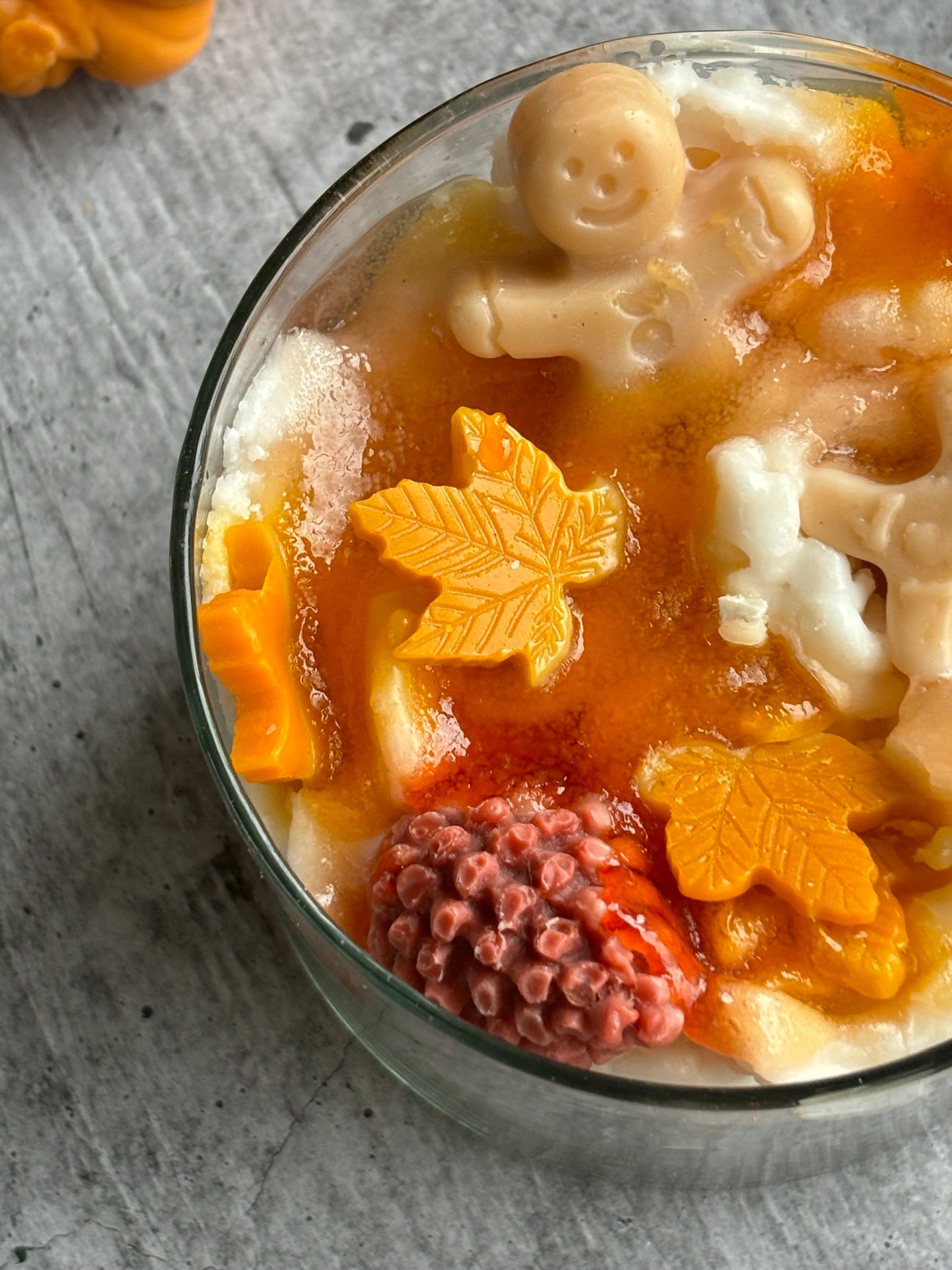 Cozy Winter Jam Dessert Candle