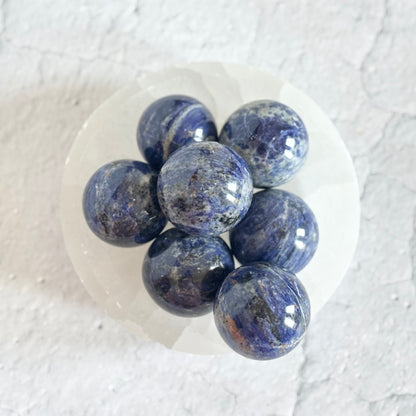 Sodalite Sphere – Calm, Clarity & Communication