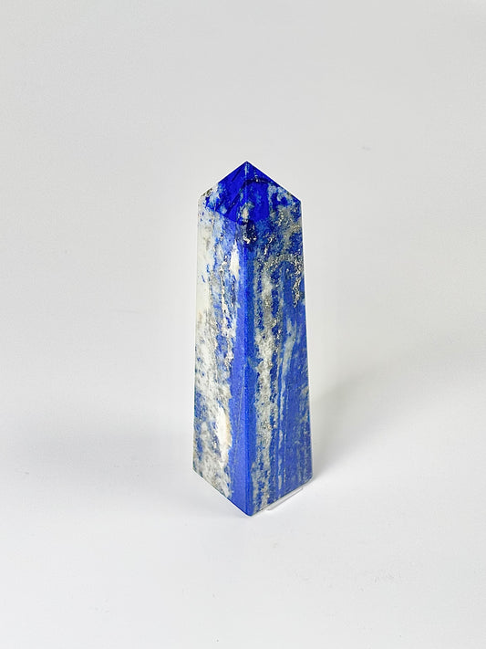 Four Facet Lapis Lazuli Tower – 200g - Truth, Wisdom & Inner Power