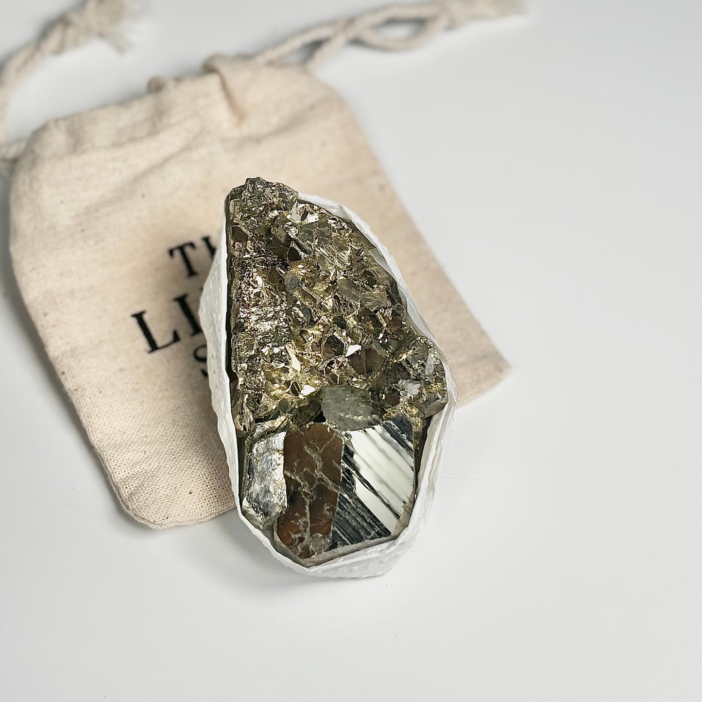 Peruvian Pyrite Cluster – 226g - Golden Brilliance & Striking Presence