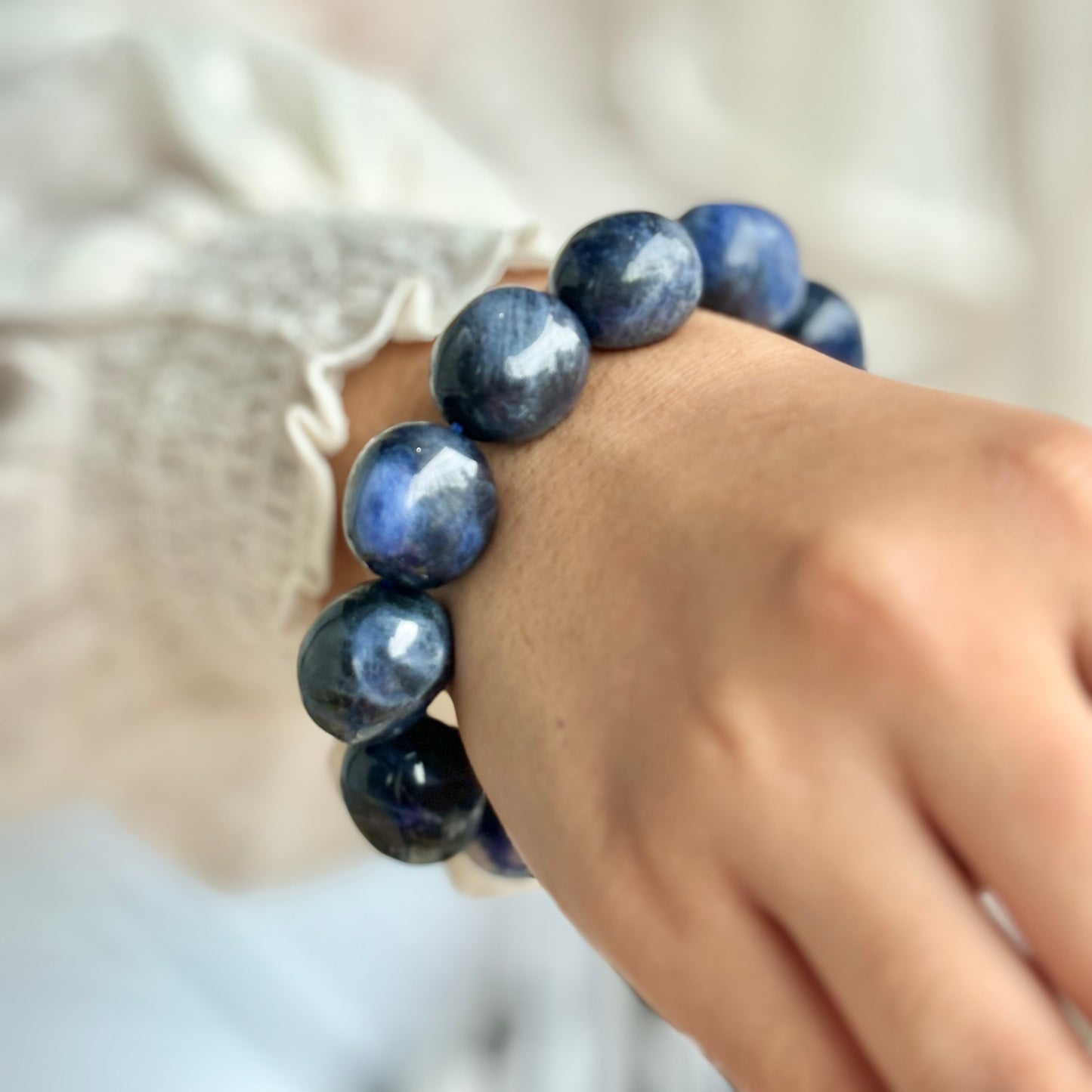 Sodalite Tumble Bracelet | Stone for Emotional Balance