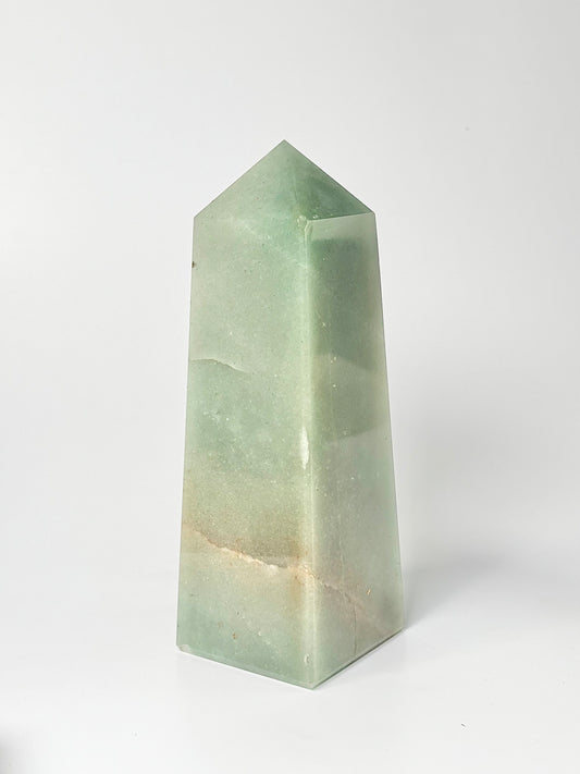 Four Facet Green Aventurine Tower – 1.2kg - Fresh Tones & Grounded Symmetry