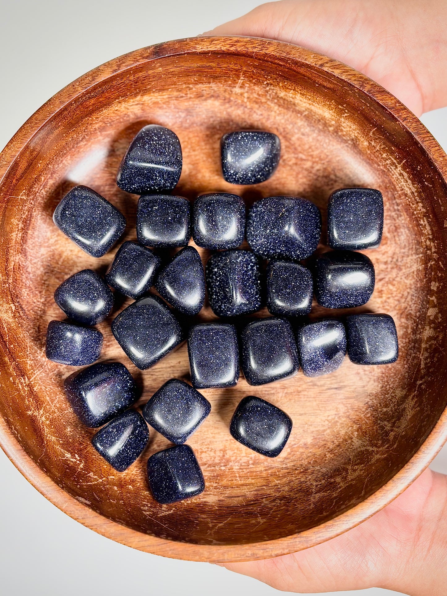 Blue Goldstone Tumble Stone  (A) – 1 Piece | The Lilith Store