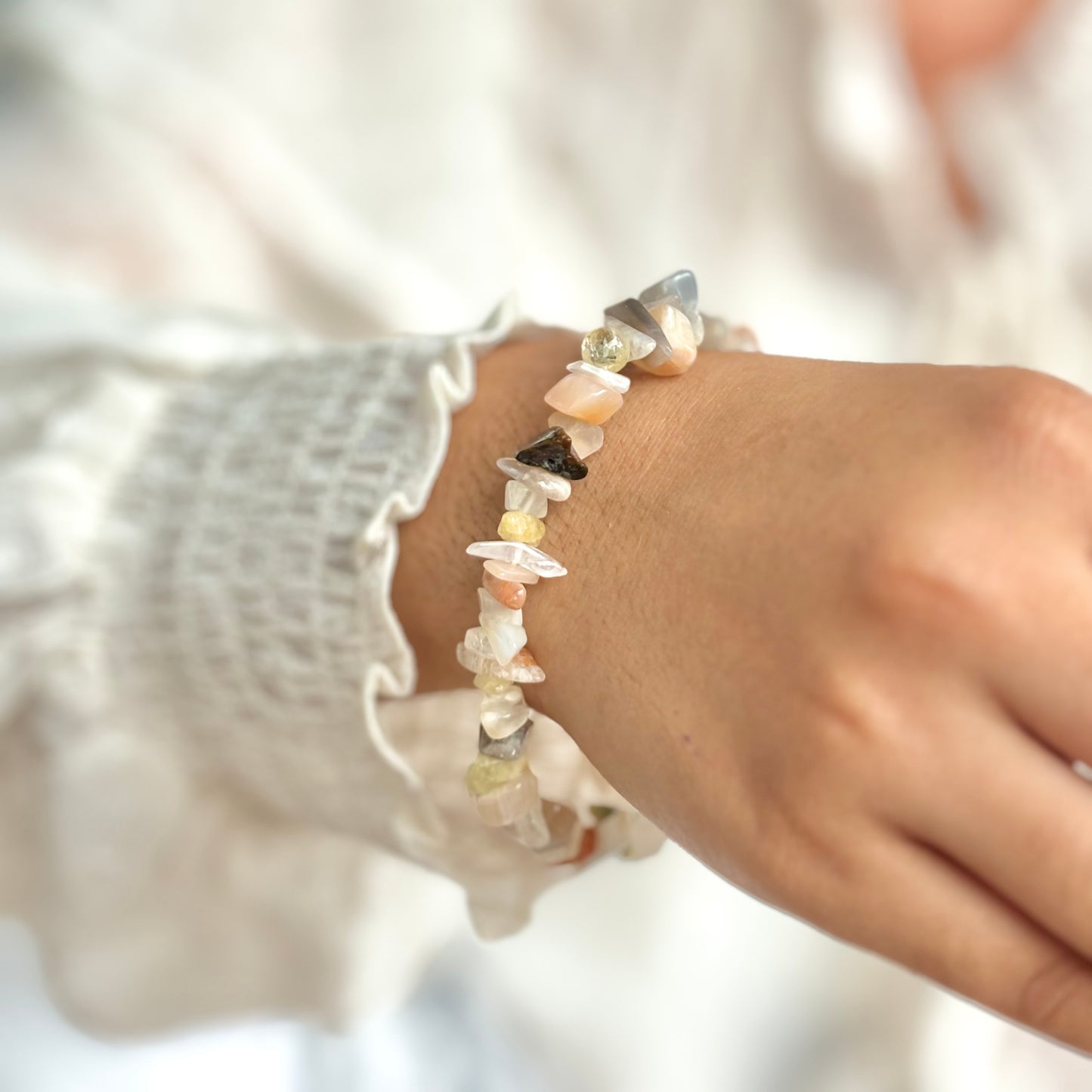 Multi Moonstone Bracelet