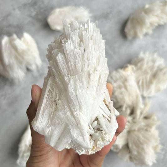 Scolecite cluster - 370 Gm | Inner Peace & Spiritual Transformation