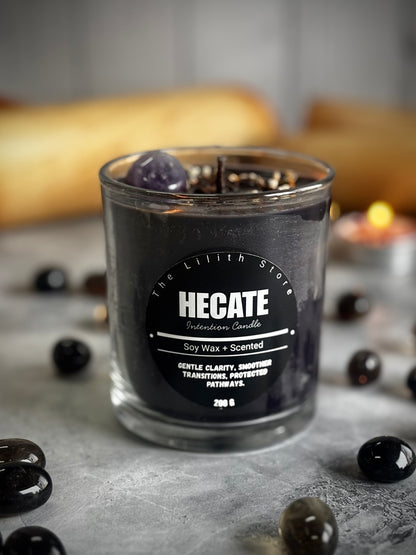 Hecate Altar Candle – 200 g Soy Wax Jar Candle for Ritual & Devotion
