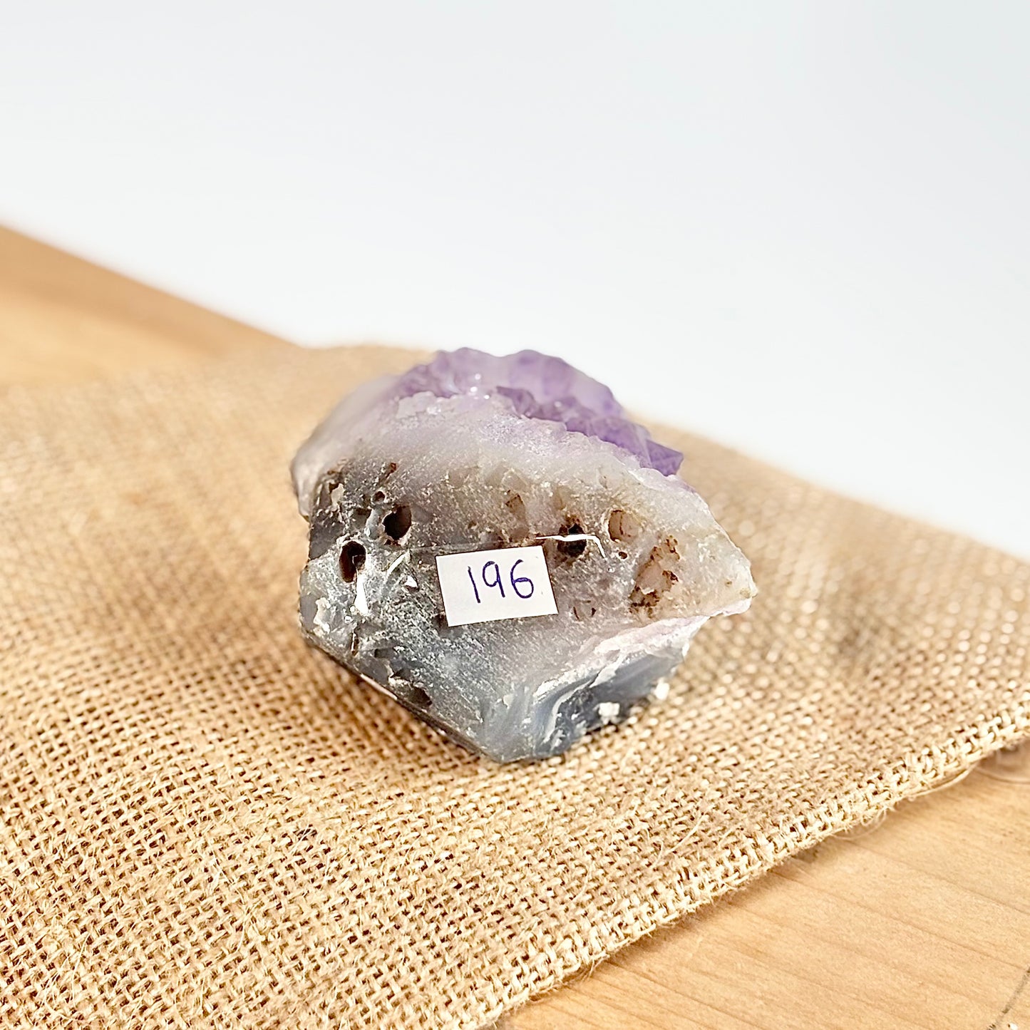 Amethyst Cluster - 196 Gm | Helps activating Third Eye & Psychic abilities