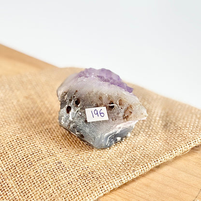 Amethyst Cluster - 196 Gm | Helps activating Third Eye & Psychic abilities