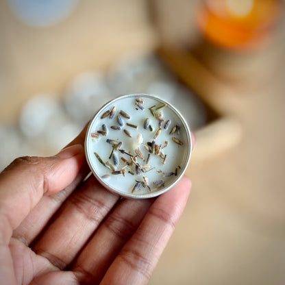 Lavender Infused Soy Wax Tealight Candles – Unscented (Pack of 8)