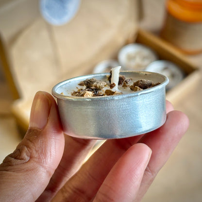 Angelica Infused Soy Wax Tealight Candles – Unscented