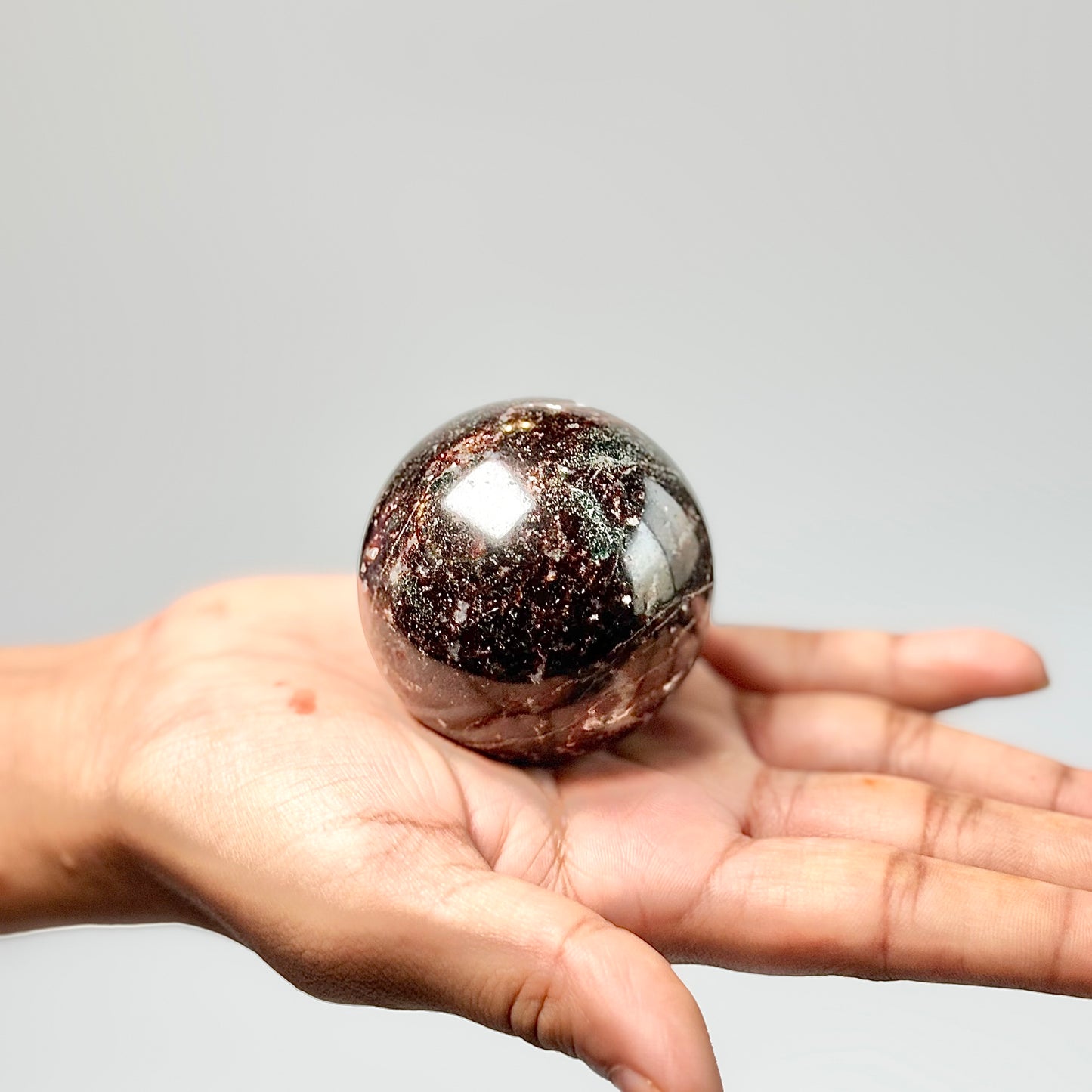 Garnet Sphere - Passion & Strength
