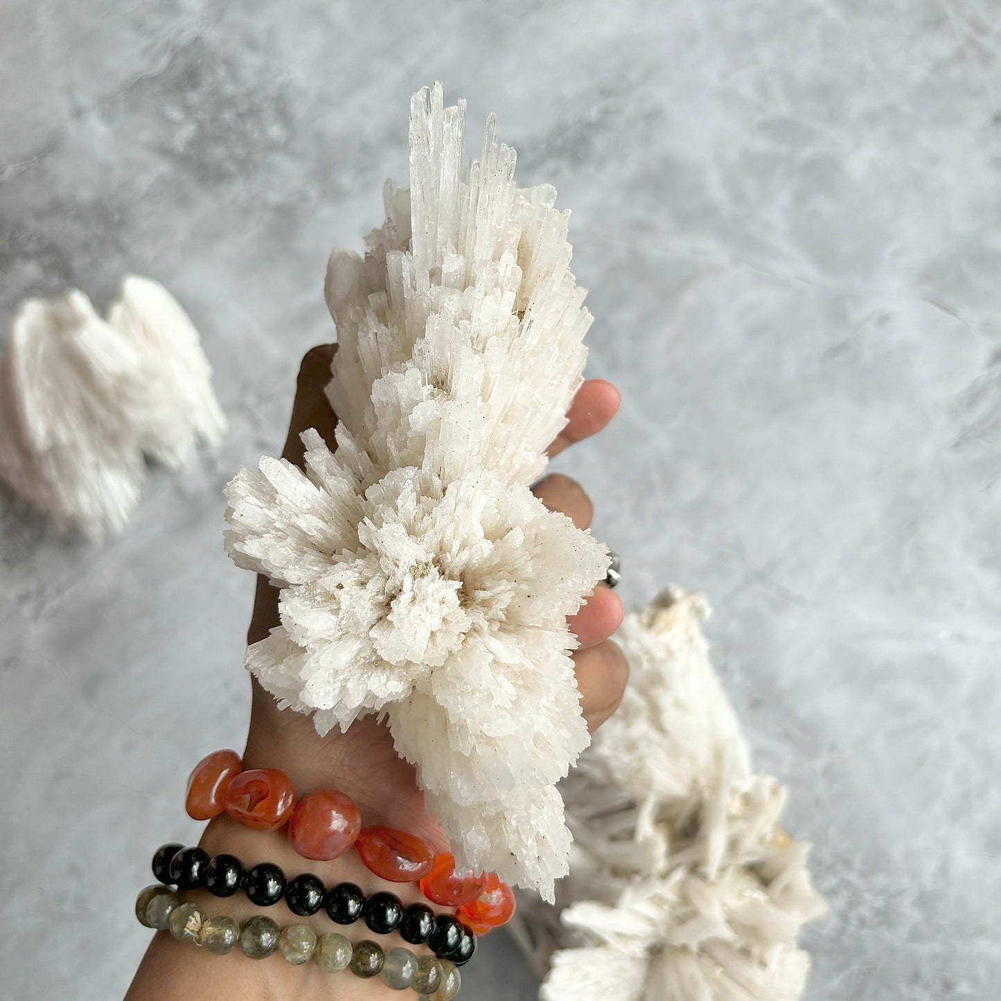 Scolecite cluster - 474 Gm | Inner Peace & Spiritual Transformation