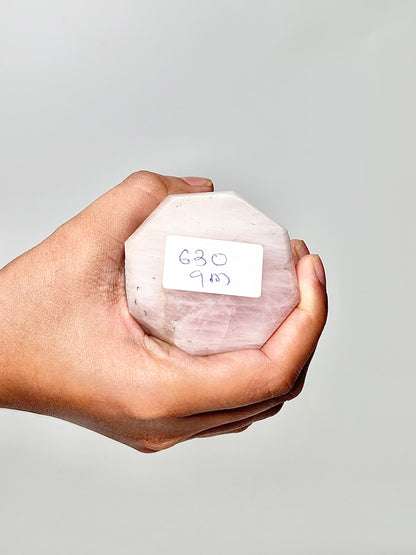 Eight Facet Rose Quartz Tower – 630g - Elegance, Warmth & Gentle Charm