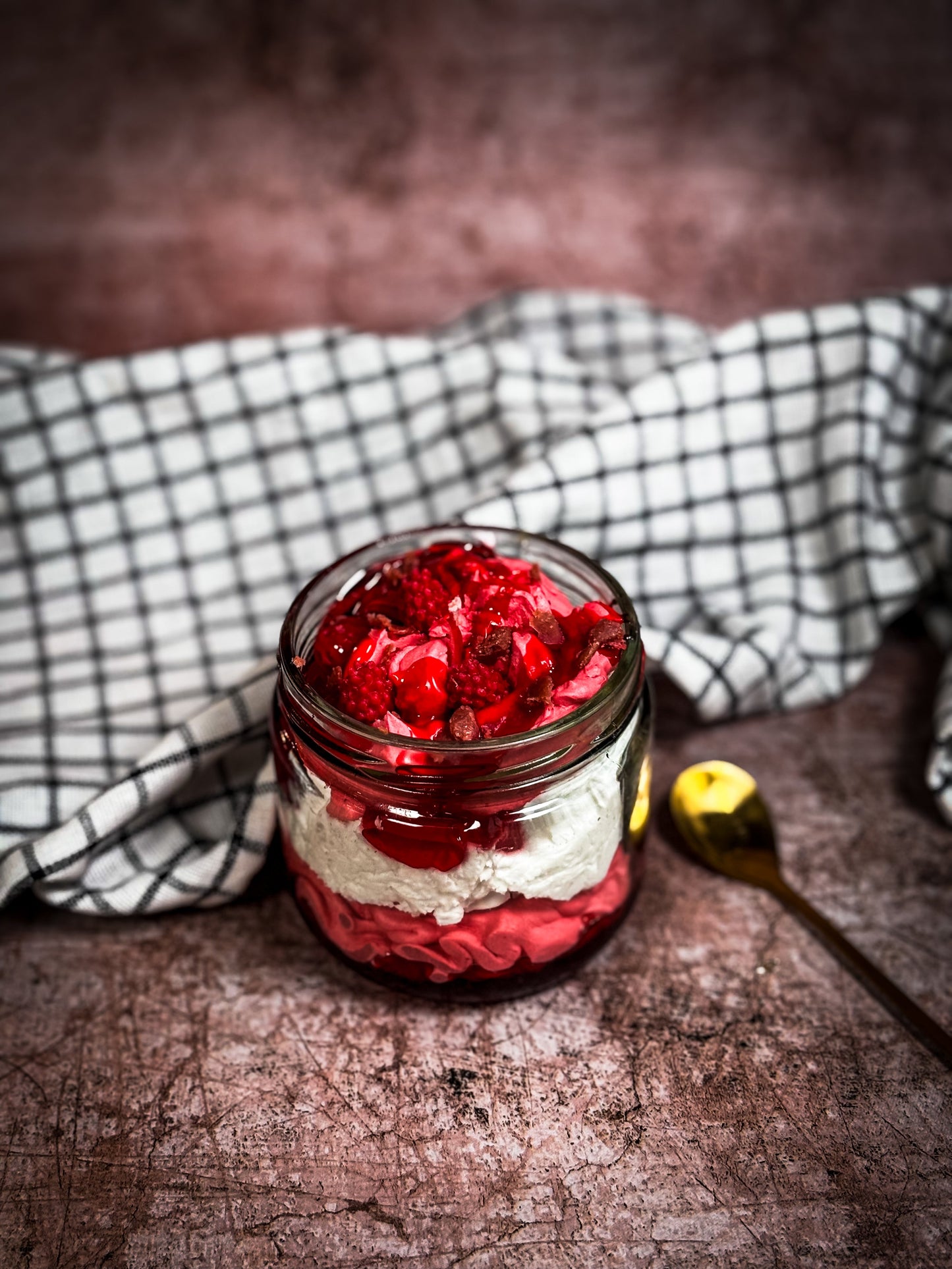 Strawberry Cheese Cake Dessert Candle -200g