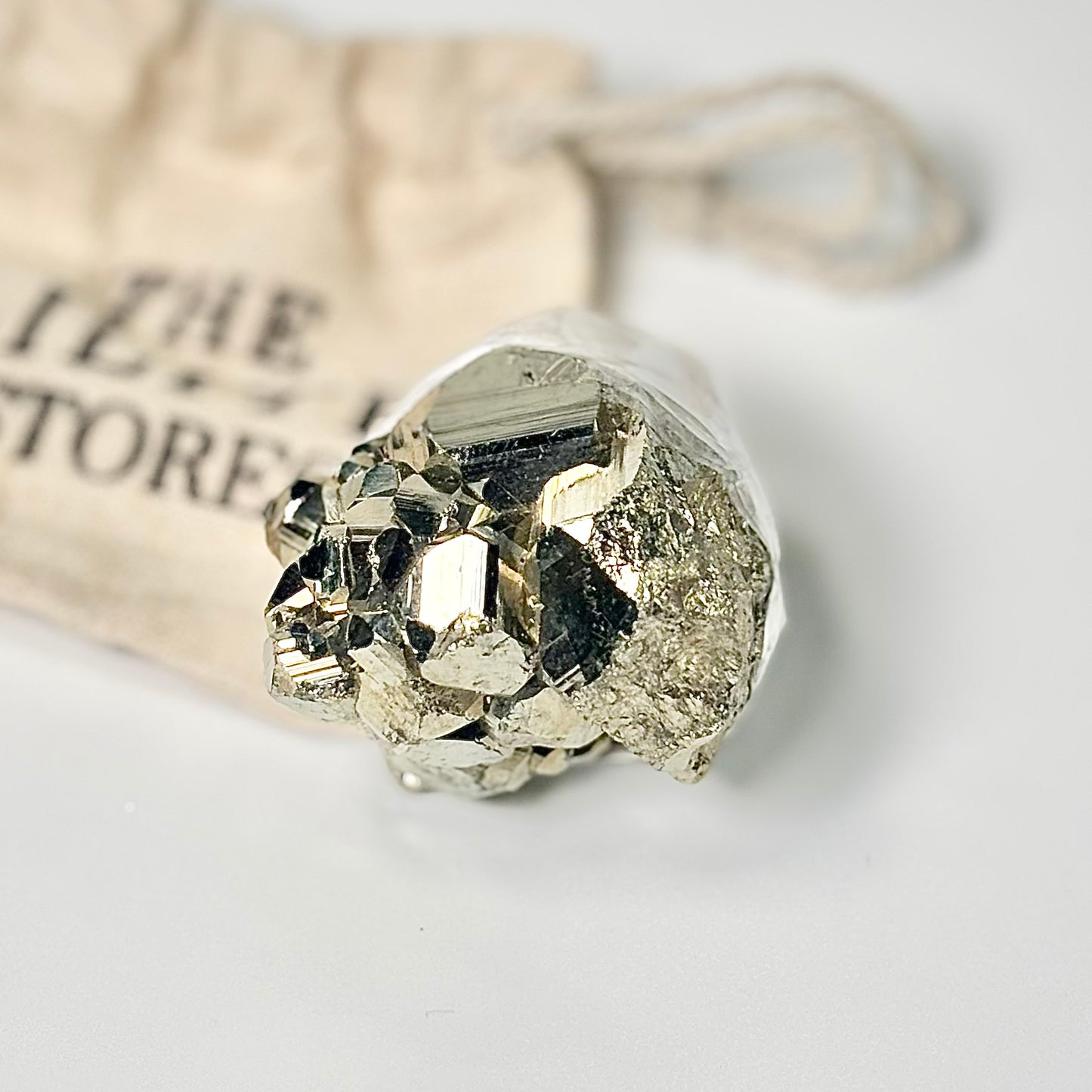 Peruvian Pyrite Cluster – 138g -Golden Brilliance & Striking Presence