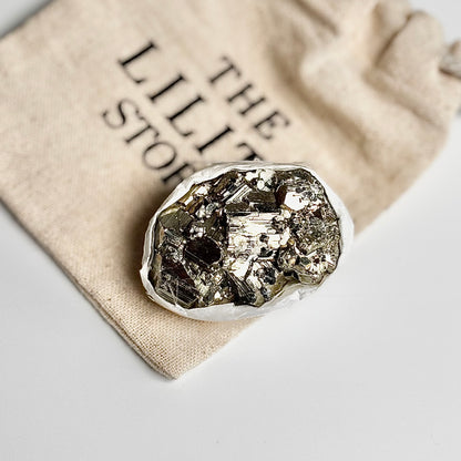Peruvian Pyrite Cluster – 53g -Golden Brilliance & Striking Presence