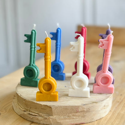 Key Figurine Soy Candle - Pack of 3 | Colour Option Available