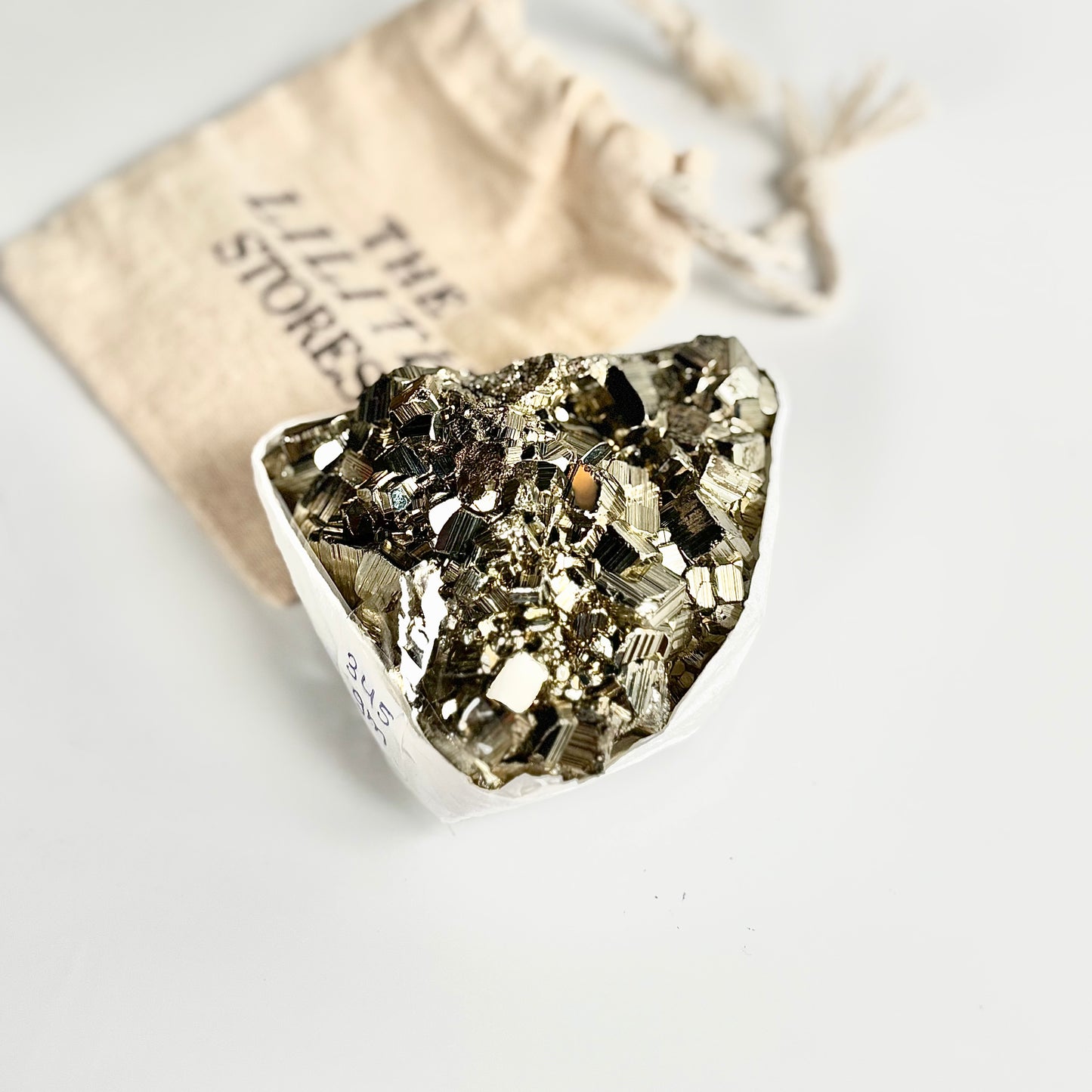 Peruvian Pyrite Cluster – 345g -Golden Brilliance & Striking Presence